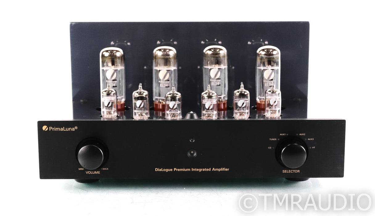 PrimaLuna DiaLogue Premium Stereo Tube Integrated Amplifier; Black; Remote