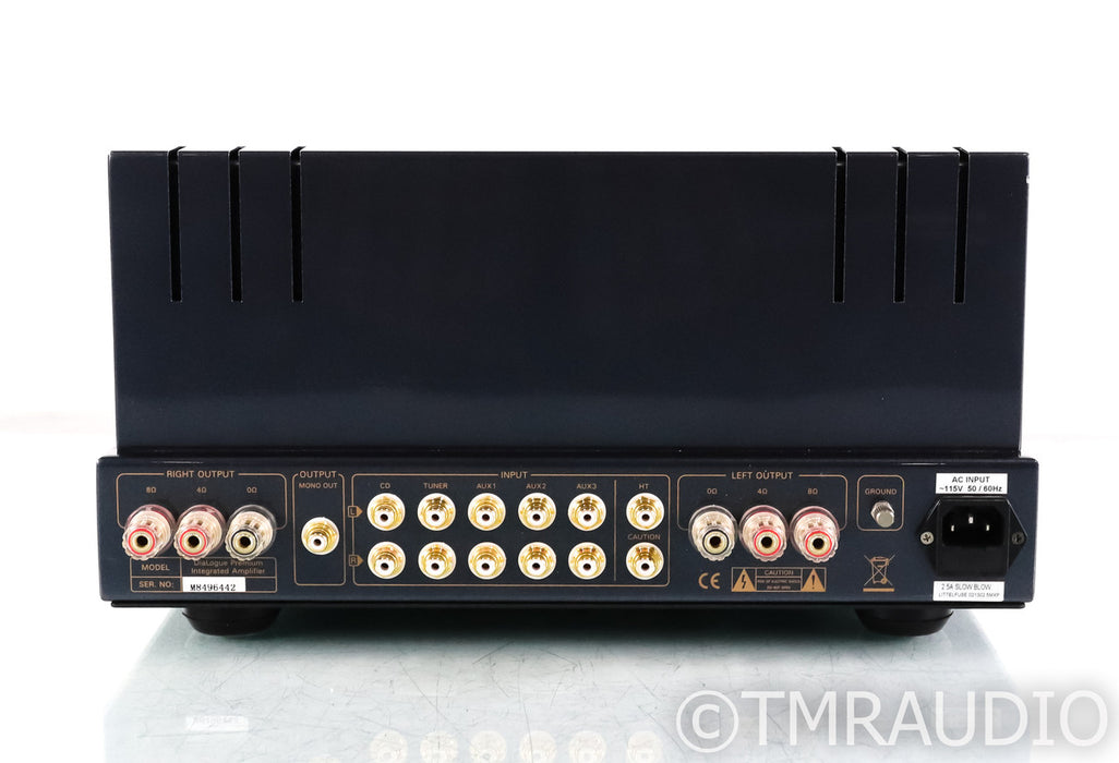 PrimaLuna DiaLogue Premium Stereo Tube Integrated Amplifier; Black; Remote