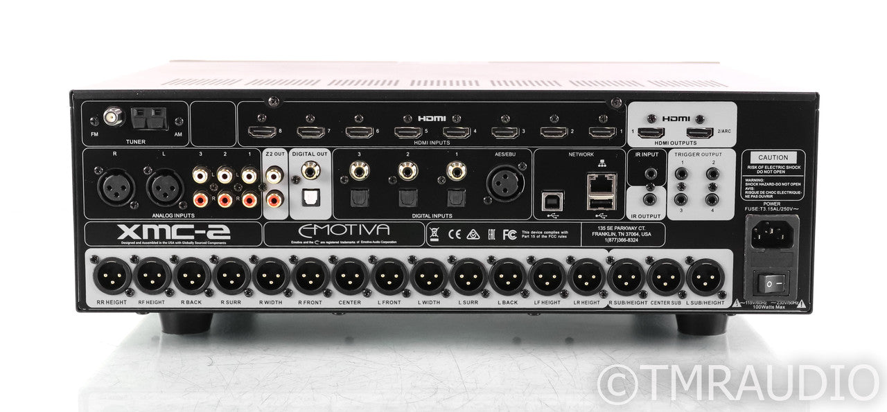 Emotiva XMC-2 16 Channel Home Theater Processor; XMC2; Remote; DIRAC