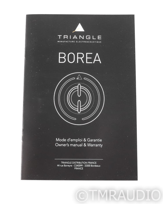 Triangle Borea BR02 Bookshelf Speakers; BR-02; Walnut Pair