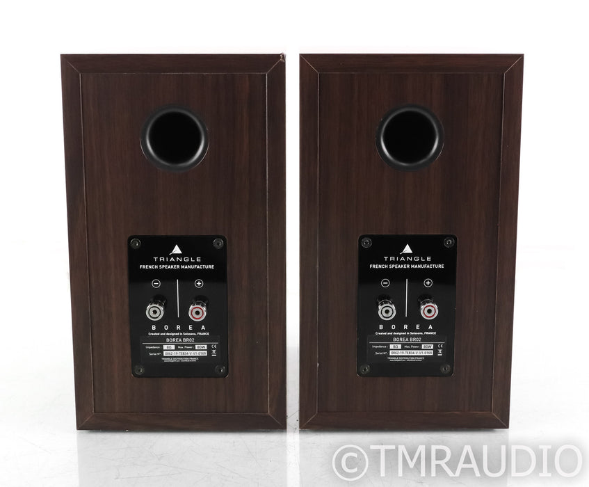Triangle Borea BR02 Bookshelf Speakers; BR-02; Walnut Pair