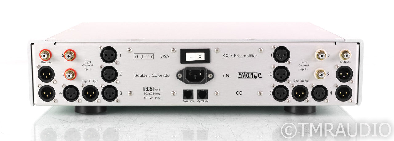 Ayre KX-5 Twenty Stereo Preamplifier; KX5-20; Silver; Remote