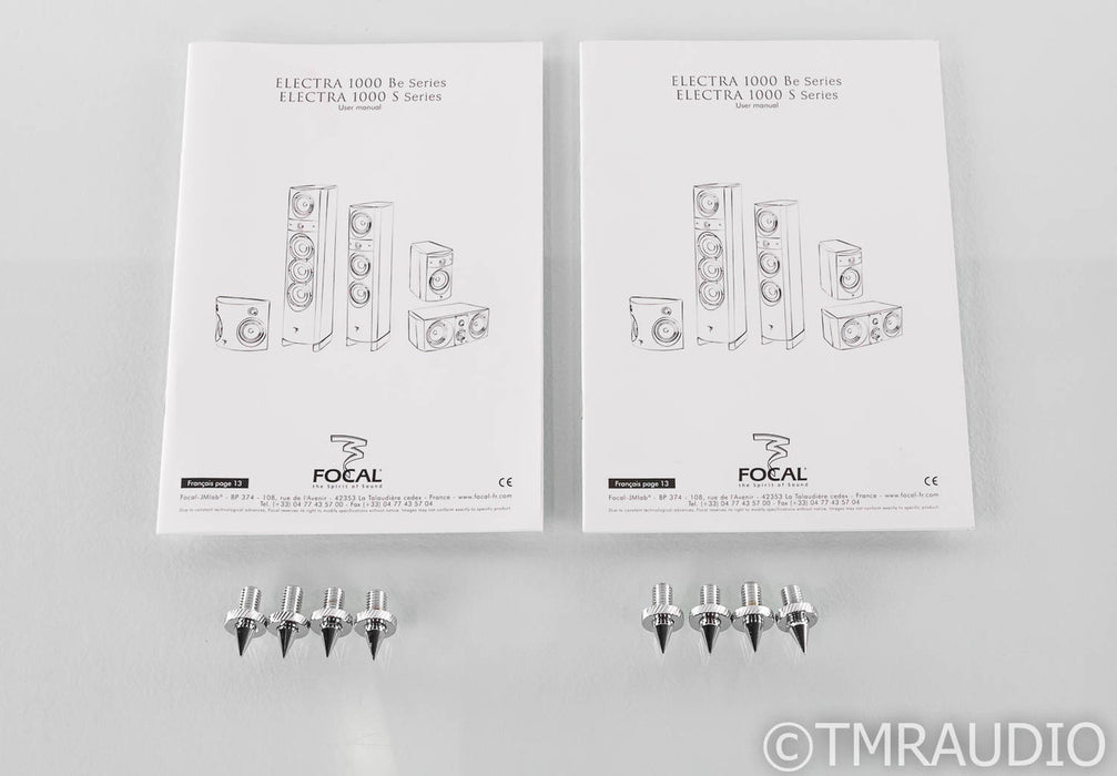 Focal Electra 1007 S Bookshelf Speakers w/ Stands