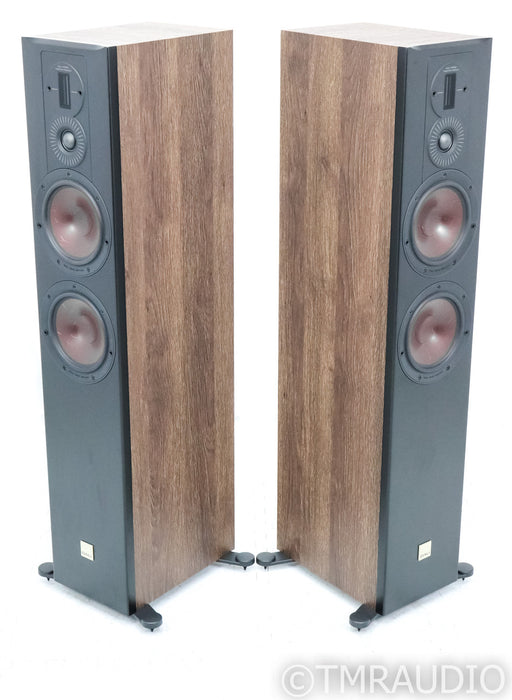 DALI Opticon 6 MKII Floorstanding Speakers; MK2; Tobacco Oak Pair