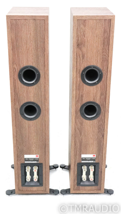 DALI Opticon 6 MKII Floorstanding Speakers; MK2; Tobacco Oak Pair