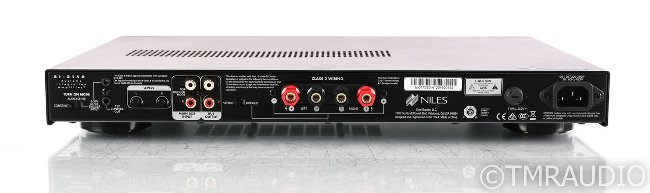 Niles SI-2150 Stereo Power Amplifier; SI2150; Black