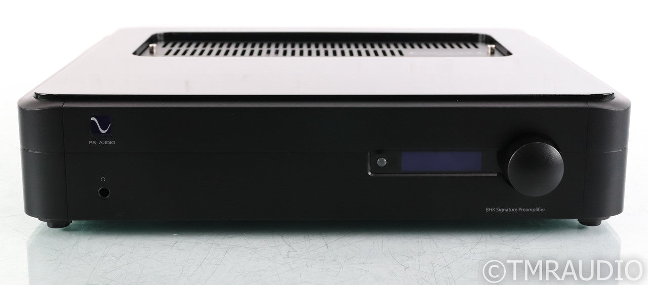 PS Audio BHK Signature Stereo Tube Hybrid Preamplifier; Remote; Black (Used)