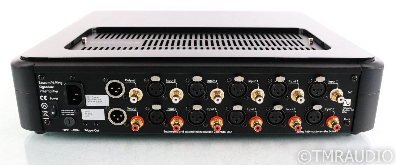 PS Audio BHK Signature Stereo Tube Hybrid Preamplifier; Remote; Black (Used)
