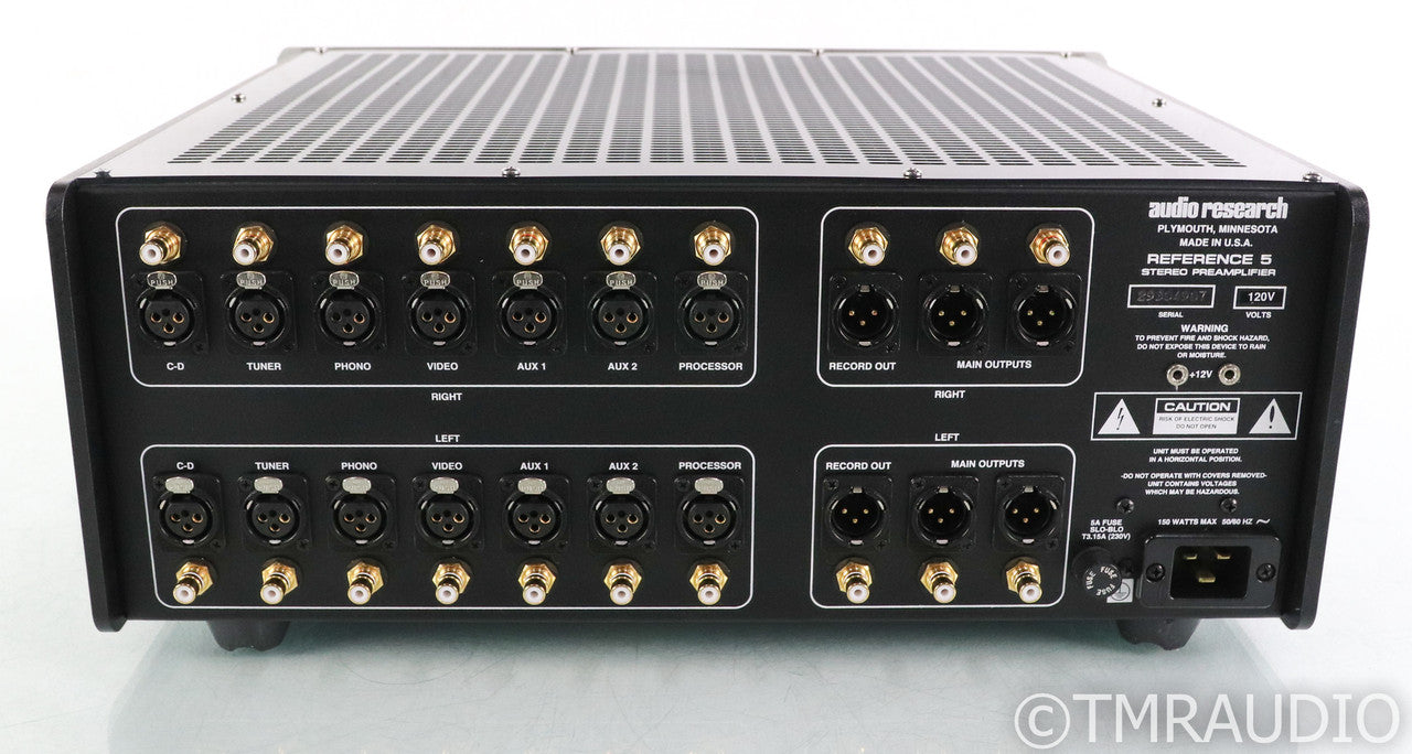 Audio Research Reference 5 Stereo Tube Preamplifier; REF5; Remote