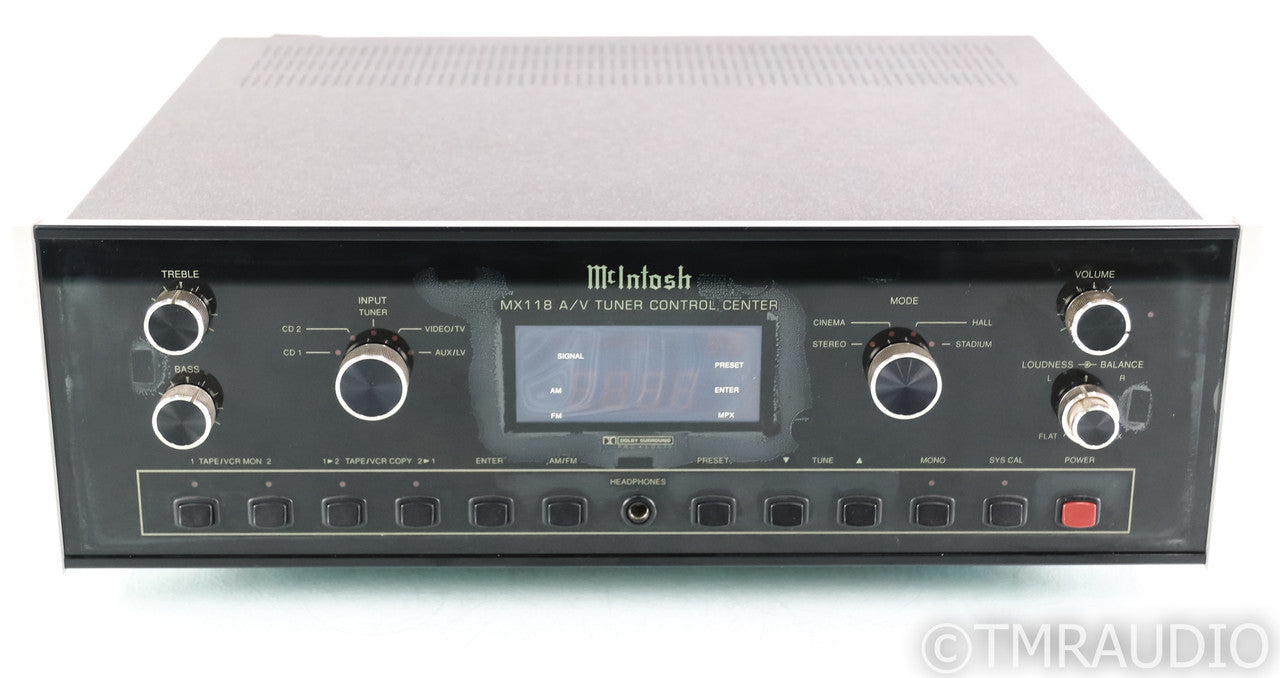 McIntosh MX118 Tuner / Home Theater Processor; MX-118; Remote