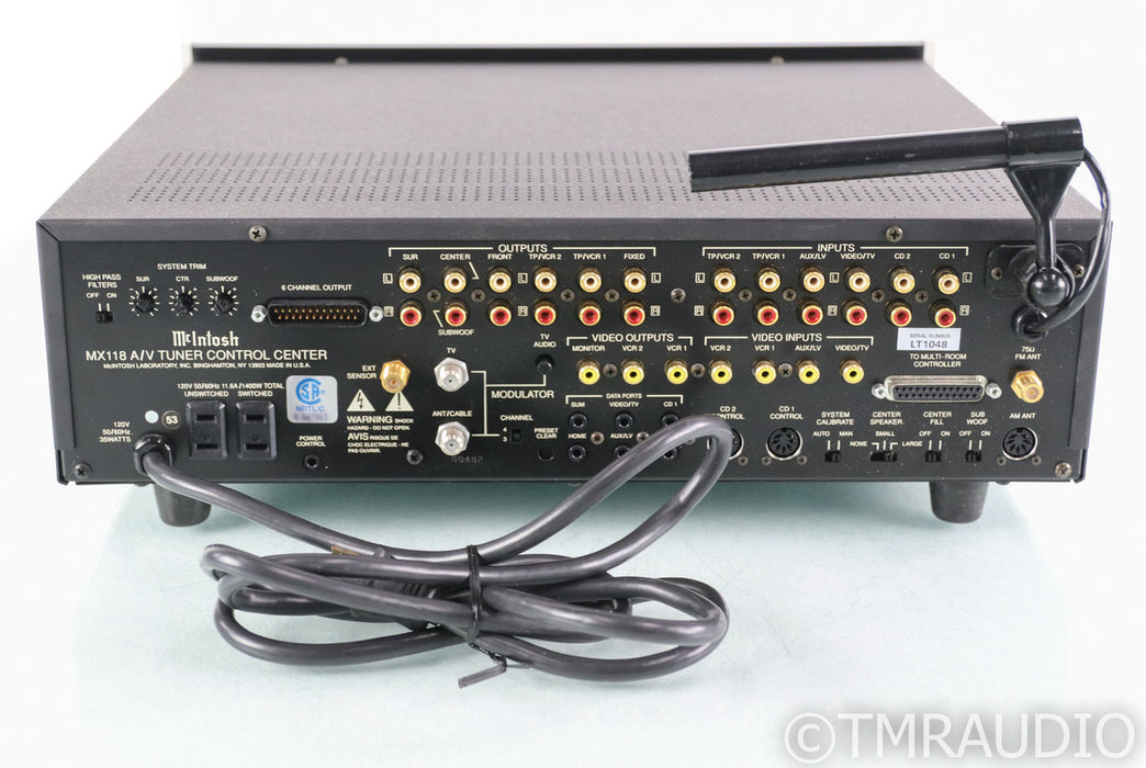 McIntosh MX118 Tuner / Home Theater Processor; MX-118; Remote