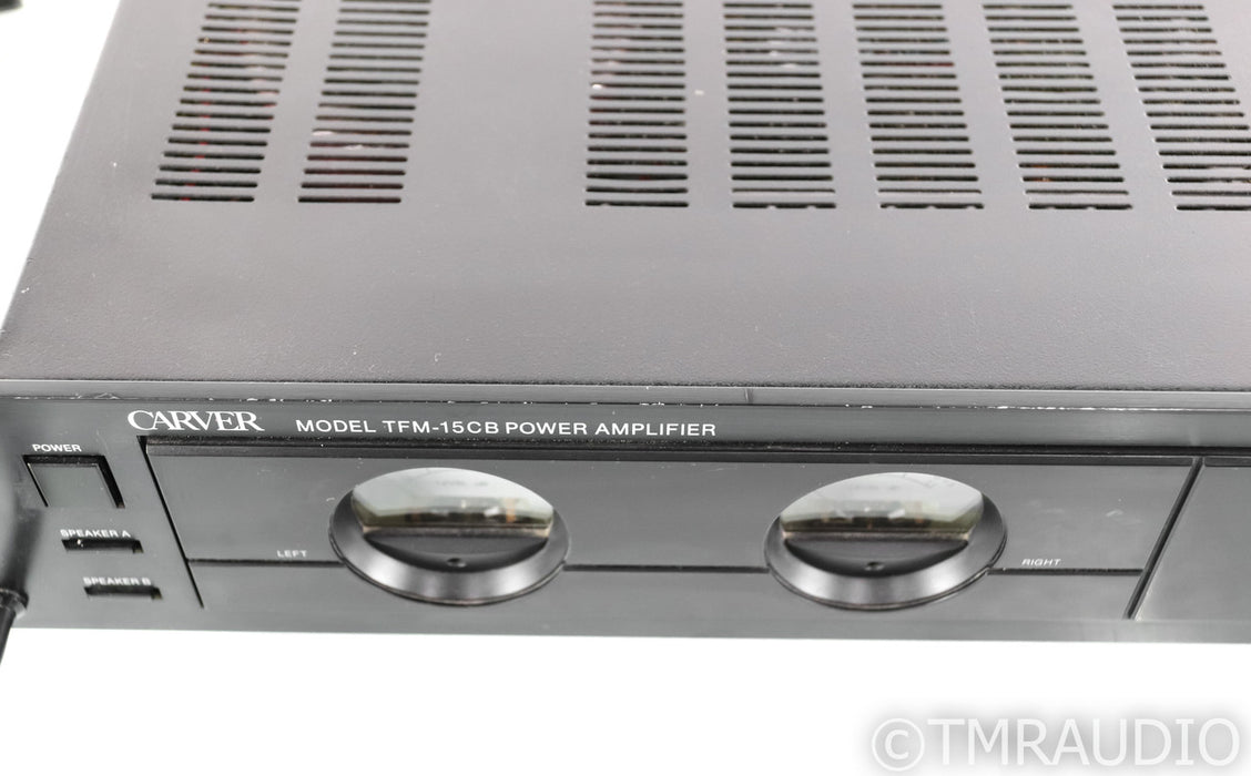 Carver TFM-15CB Stereo Power Amplifier; TFM15CB