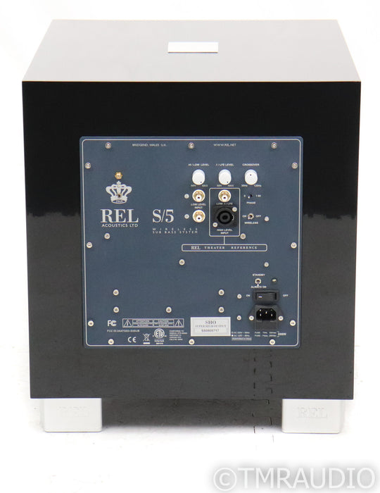 REL S/5 SHO 12" Powered Subwoofer; S5; Super High Output