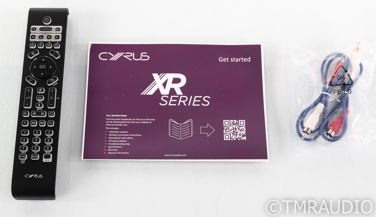 Cyrus Pre-XR DAC / Preamplifier; Remote; MM Phono; USB; Black; PreXR
