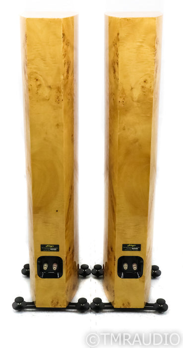 Acoustic Zen Adagio Floorstanding Transmission Line Speakers; Burled Maple Pair