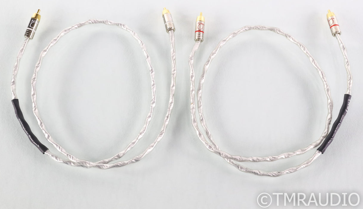 Synergistic Reserach Alpha X2 RCA Cables; 1m Pair Interconnects
