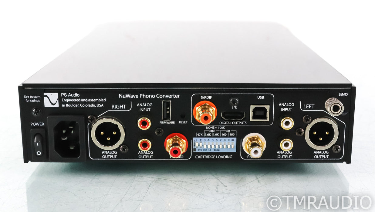 PS Audio NuWave Phono Converter / Preamplifier; A/D Converter; MM / MC; Black