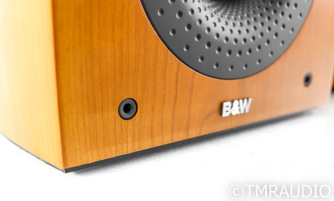 B&W Nautilus 805 Bookshelf Speakers; Cherry Pair
