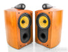 B&W Nautilus 805 Bookshelf Speakers; Cherry Pair