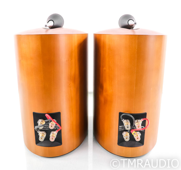 B&W Nautilus 805 Bookshelf Speakers; Cherry Pair