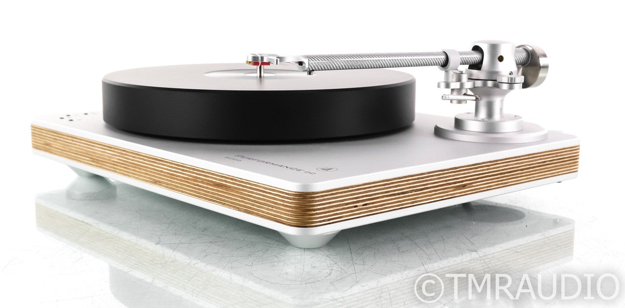 Clearaudio Performance DC Wood Belt Drive Turntable; Tracer Tonearm; Silver