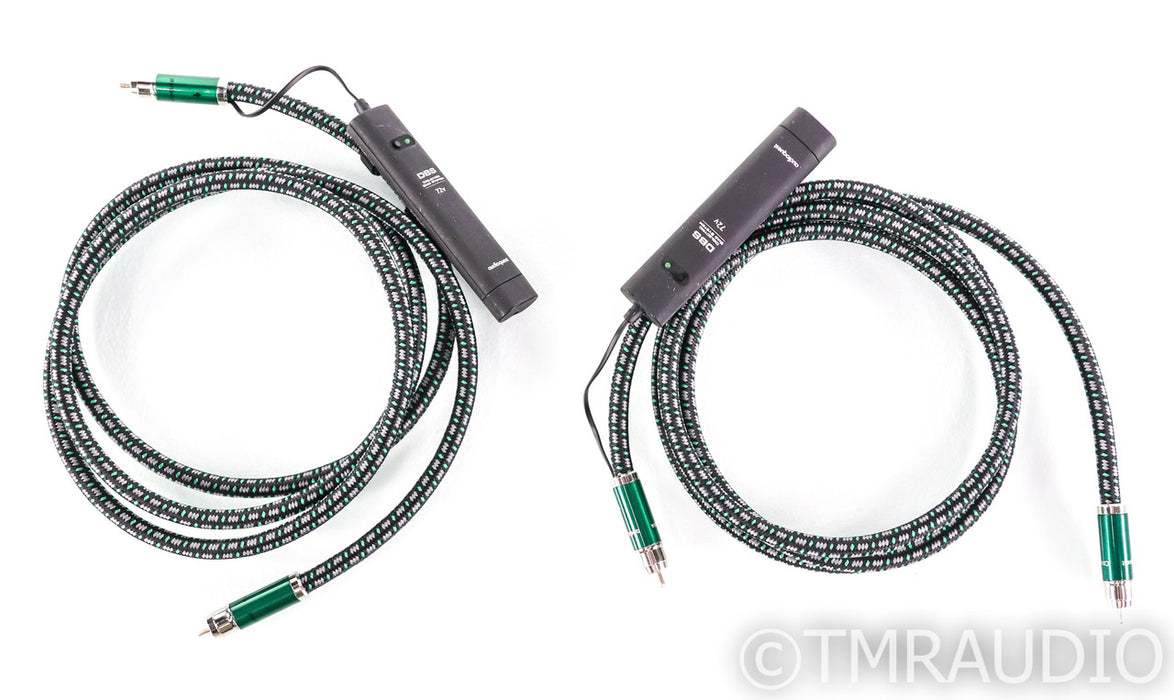 AudioQuest Columbia RCA Cables; 2m Pair Unbalanced Interconnects; 72v DBS