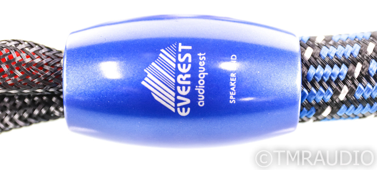 AudioQuest Everest Double Bi-Wire Speaker Cables; 8ft; 72v DBS