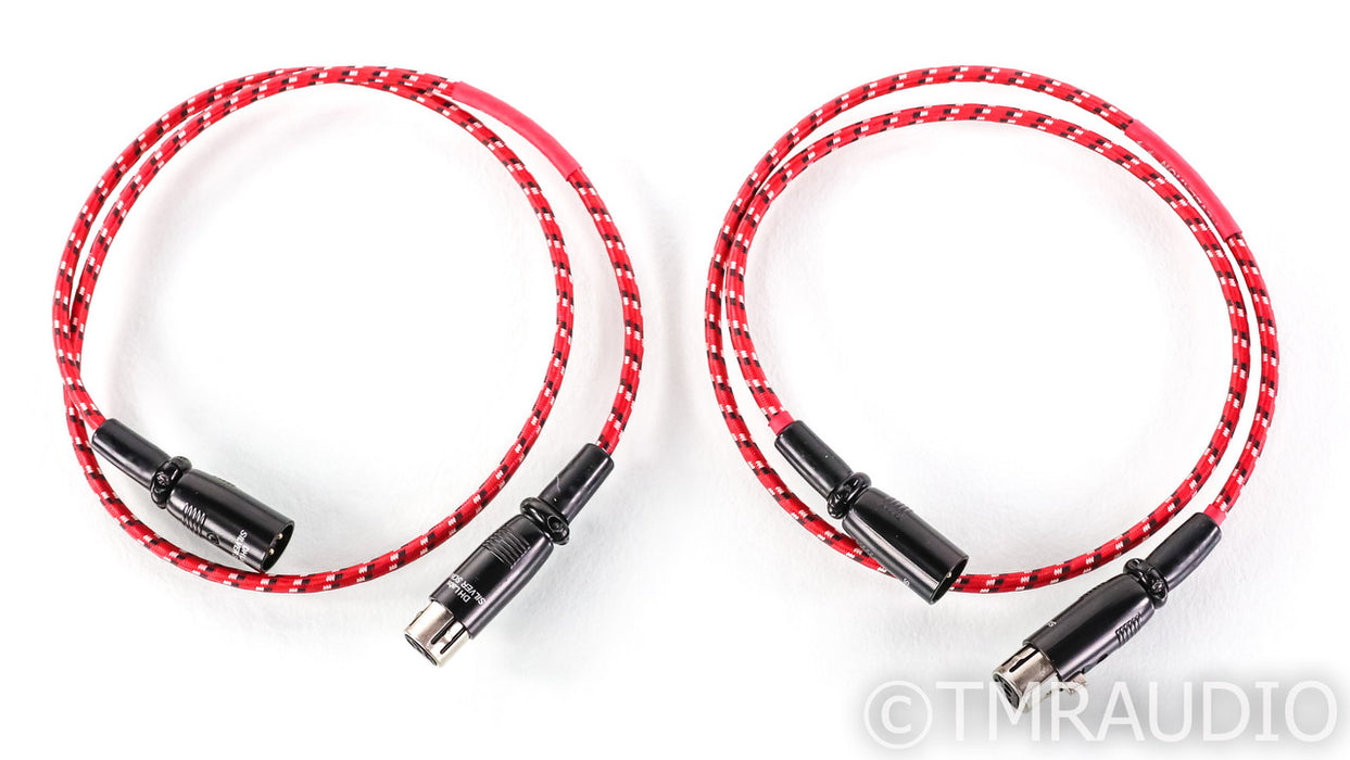 DH Labs Silver Sonic Revelation XLR Cables; 1m Pair Balanced Interconnects