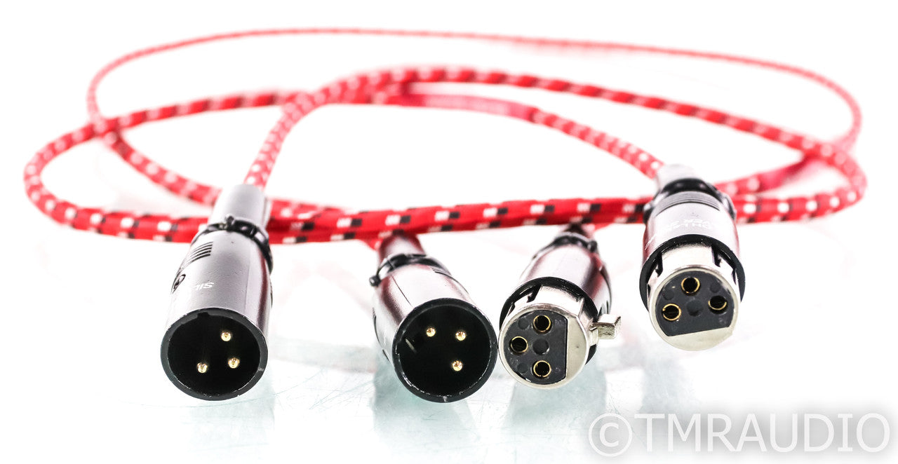 DH Labs Silver Sonic Revelation XLR Cables; 1m Pair Balanced Interconnects
