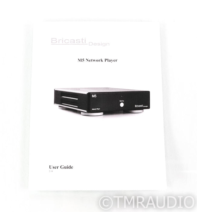 Bricasti Design M5 Wireless Network Streamer; M-5; Roon Ready