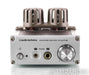 Audio-Technica AT-HA22TUBE Tube Hybrid Headphone Amplifier; ATHA22TUBE; Silver