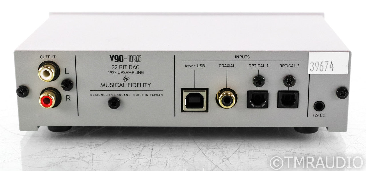 Musical Fidelity V90-DAC; D/A Converter; Silver; V-90