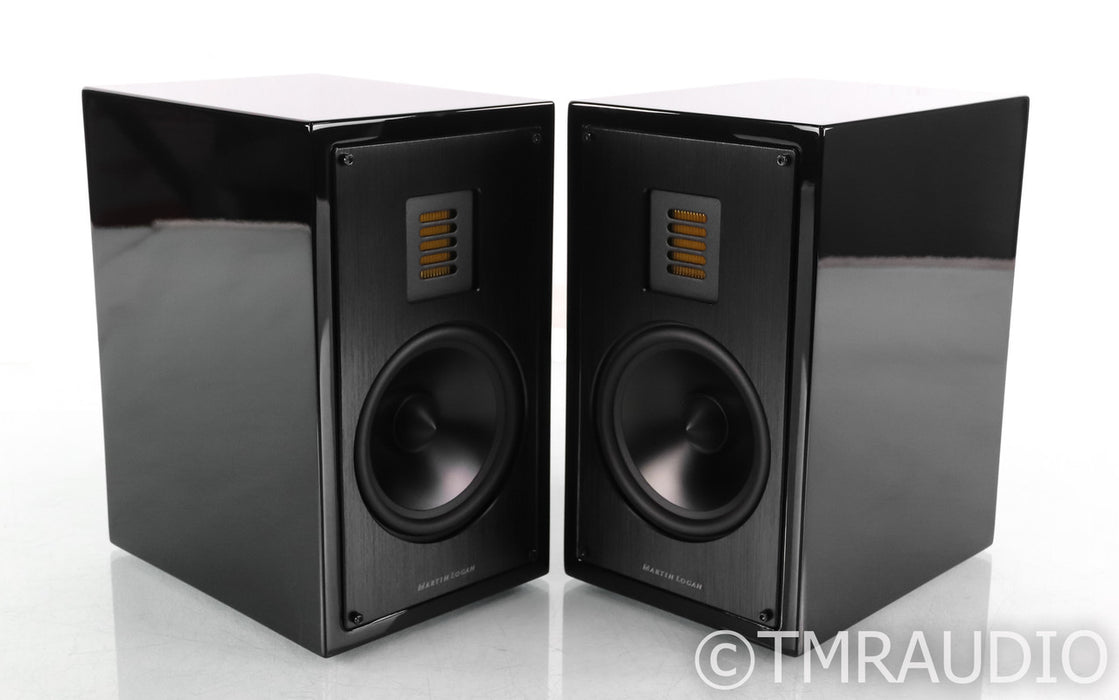 Martin Logan LX16 Bookshelf Speakers; LX-16; Gloss Black Pair