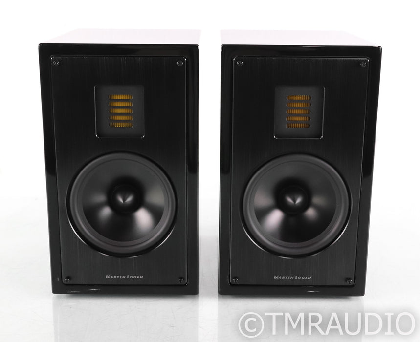Martin Logan LX16 Bookshelf Speakers; LX-16; Gloss Black Pair