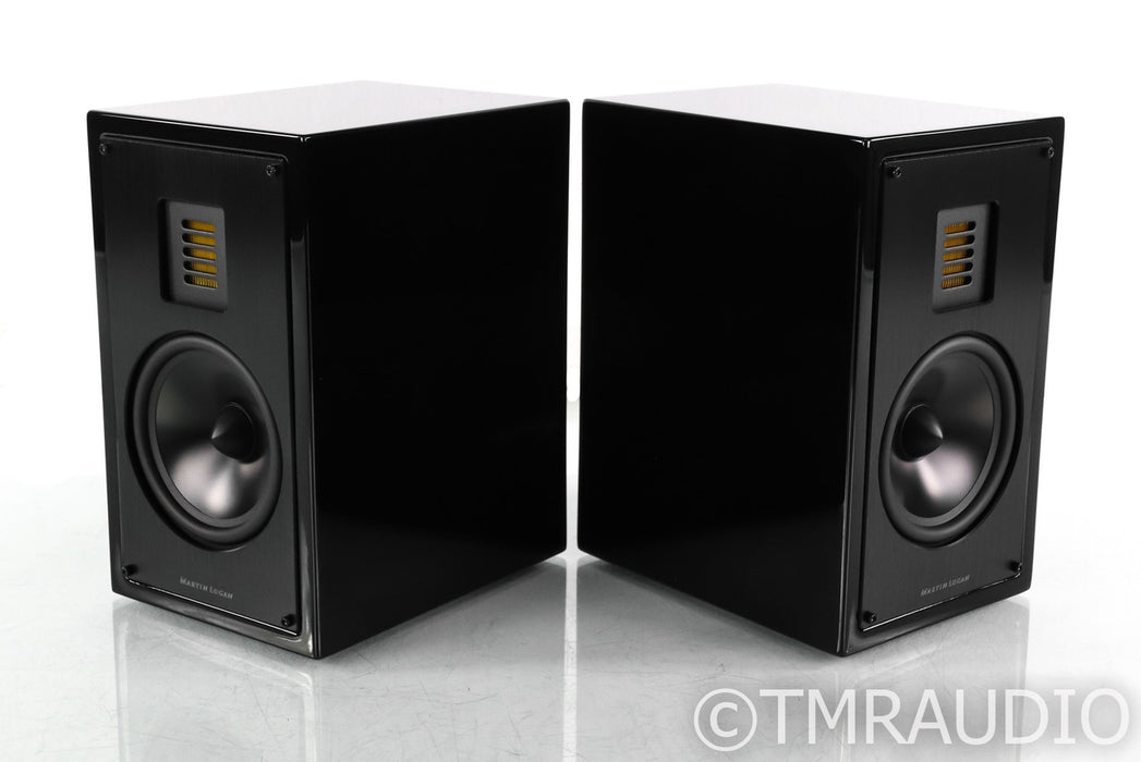 Martin Logan LX16 Bookshelf Speakers; LX-16; Gloss Black Pair