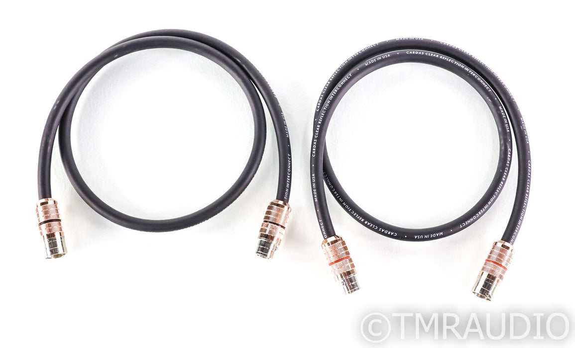 Cardas Clear Reflection XLR Cables; 1m Pair Balanced Interconnects