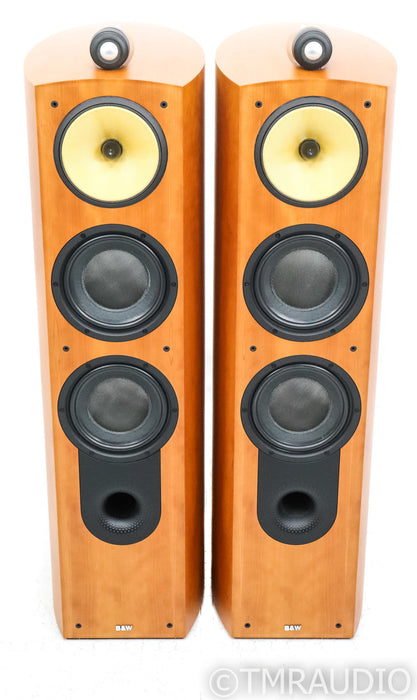 B&W Nautilus 803 Floorstanding Speakers; Cherry Pair