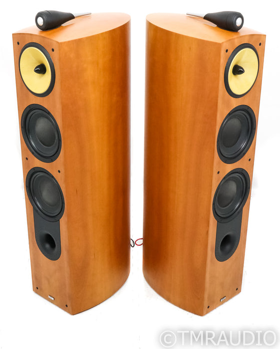 B&W Nautilus 803 Floorstanding Speakers; Cherry Pair