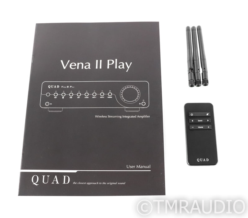 Quad Vena II Play Wireless Stereo Integrated Amplifier; DAC; Remote; Bluetooth