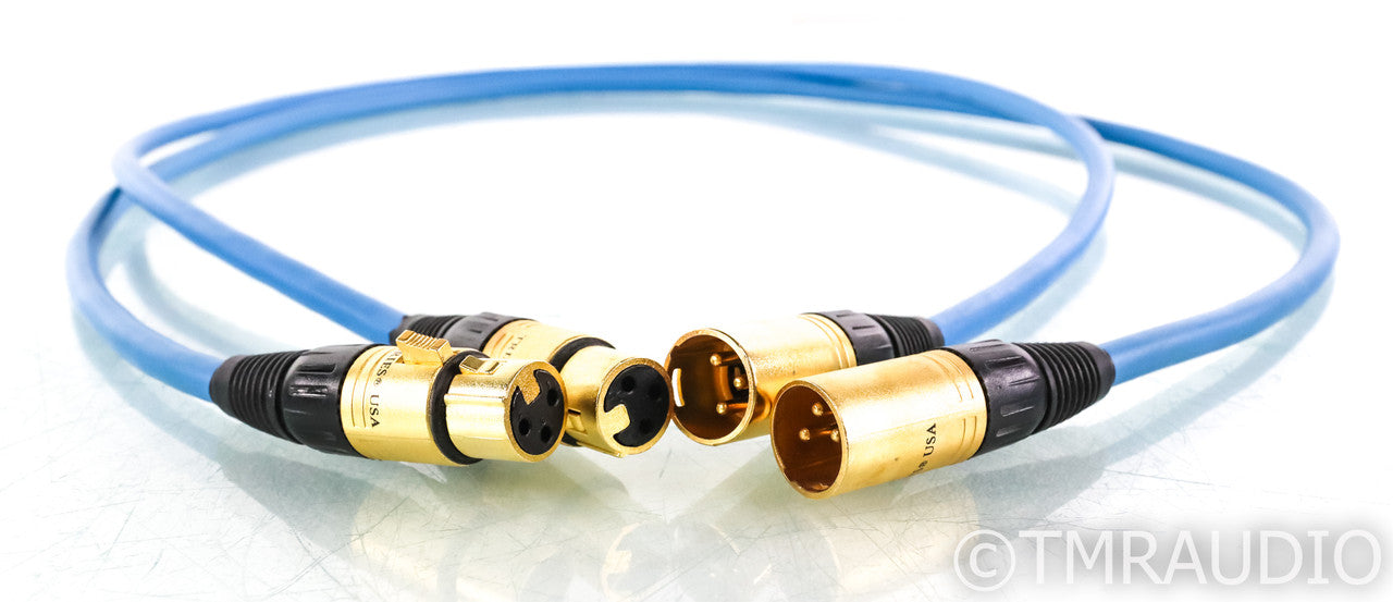 Tributaries A1 XLR Cables; 1m Pair Balanced Interconnects