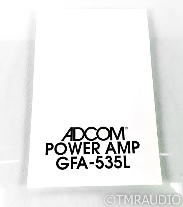 Adcom GFA-535L Stereo Power Amplifier; GFA535L