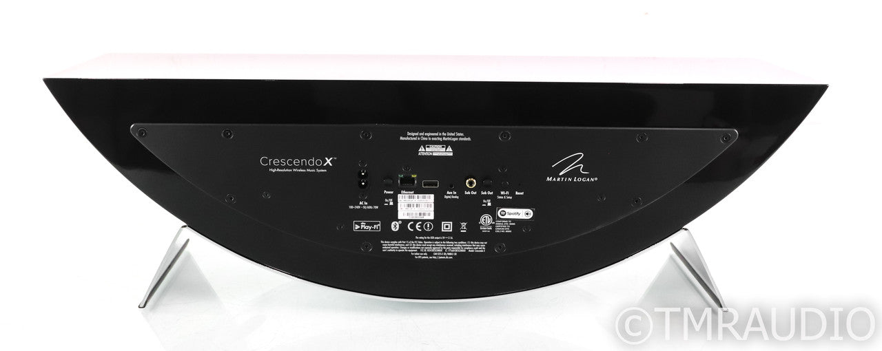 Martin Logan Crescendo X Wireless Streaming Speaker System; Gloss Black; Play-Fi