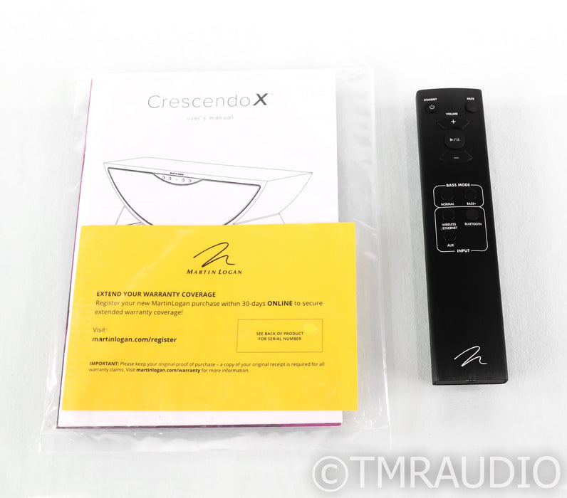 Martin Logan Crescendo X Wireless Streaming Speaker System; Gloss Black; Play-Fi