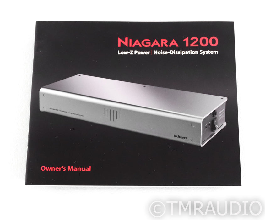 AudioQuest Niagara 1200 AC Power Line Conditioner; (Open Box)