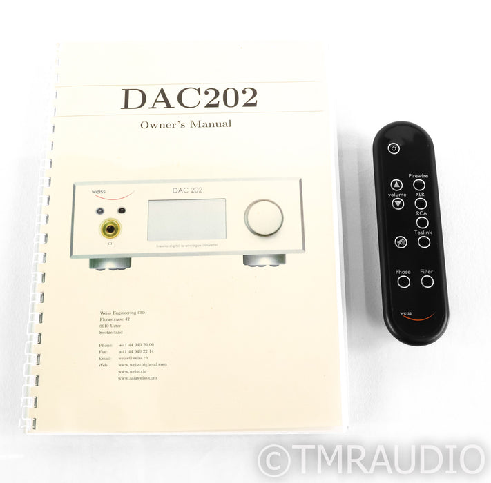 Weiss DAC202 FireWire DAC; DAC-202; D/A Converter; Remote