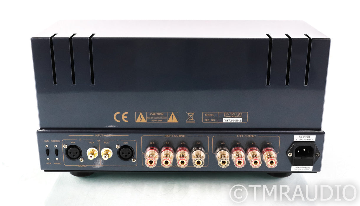 PrimaLuna Evo 400 Stereo Tube Power Amplifier; Remote