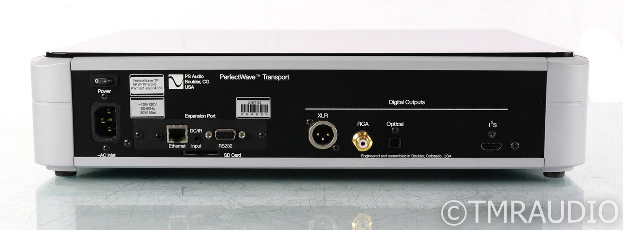 PS Audio PerfectWave CD Transport; PWT; Silver; Remote