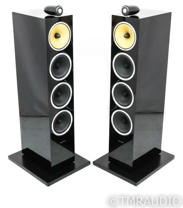 B&W CM 10 Floorstanding Speakers; CM10; Gloss Black Pair
