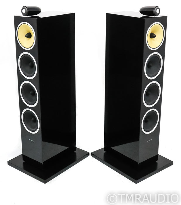 B&W CM 10 Floorstanding Speakers; CM10; Gloss Black Pair