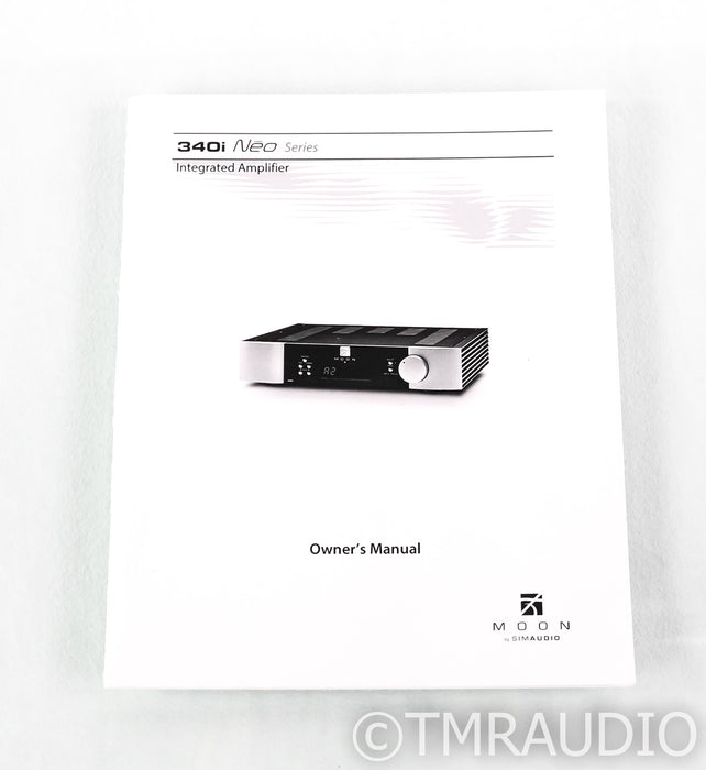 Simaudio Moon 340i D3PX Stereo Integrated Amplifier; 340-i; DAC & MM Phono